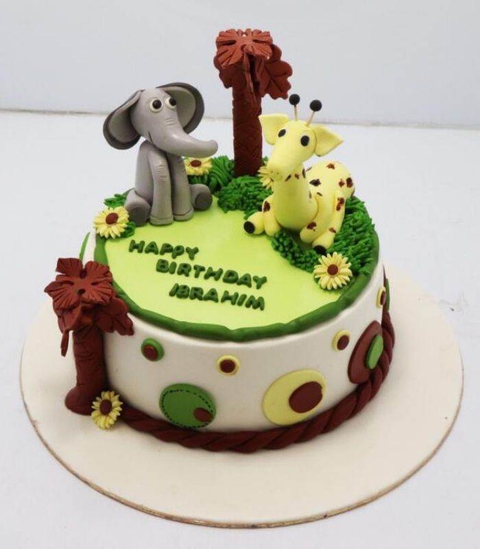 Fondant Farm Animals Cake Topper Decoration | Fancy Fondant