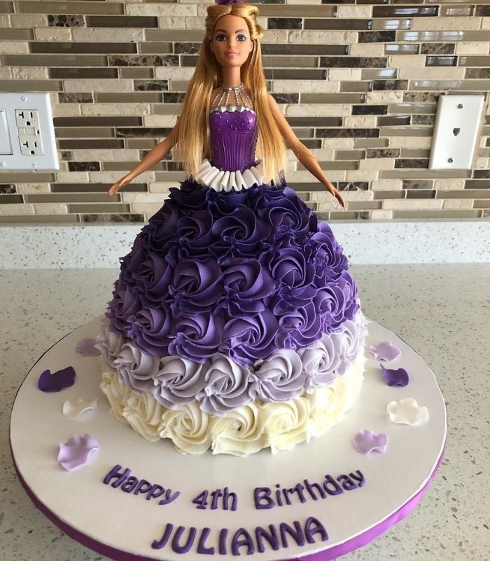 Girls Barbie Birthday Cake – Miss Cake