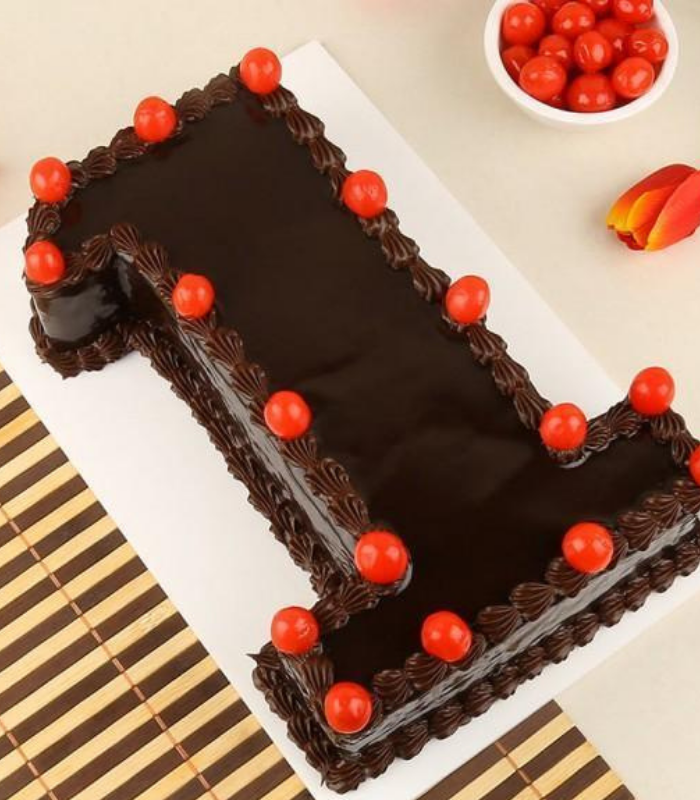 Cake tag: number 1 - CakesDecor